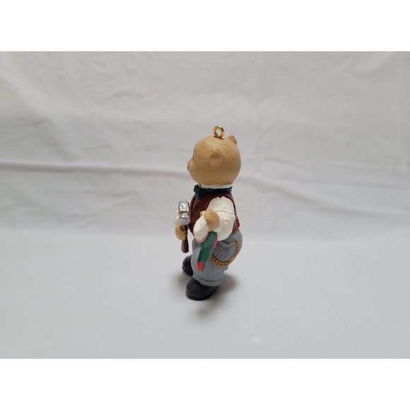 Hallmark Keepsake Ornaments - The Bearingers - Papa - Handcrafted - Vintage 1993 - Picture 3 of 12